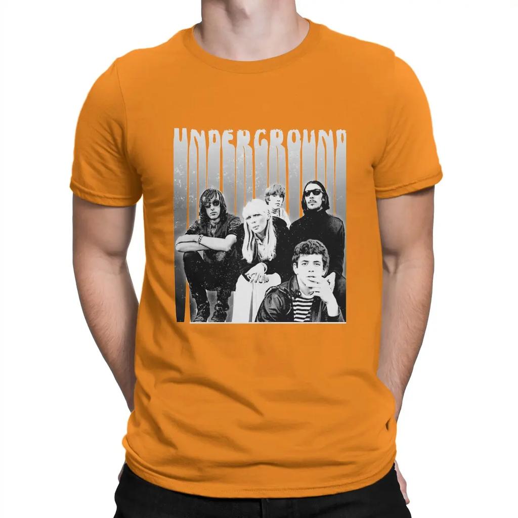 Men's T-Shirt Received The 2017 Grammy Lifetime Achievement Award Combination Cotton Short The Velvet Underground T Shirts