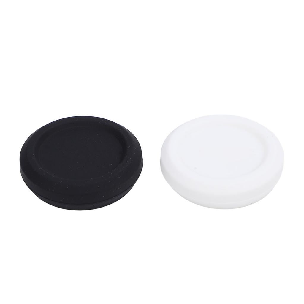 2Pcs Silicone Lens Hat Anti Scratch Oil Sprayed Finish Lens Protective Cover Guard for GO 3S Black and White