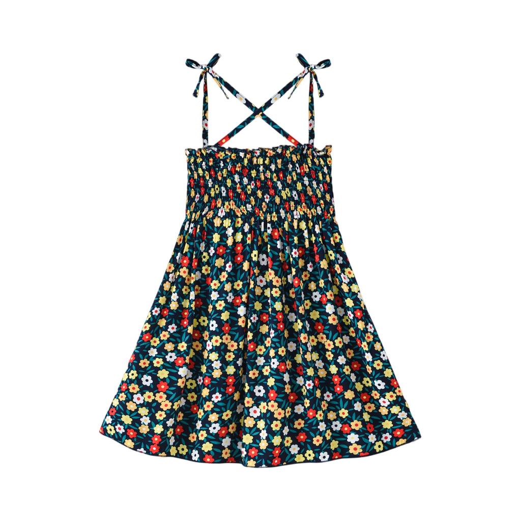 Ärmelloses Blumenkleid für Kinder - Süße Modekleider