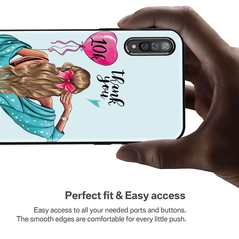Preto fosco pintado padrão ultra-fino borracha macia tpu capa protetora do telefone para iphone samsung huawei xiaomi redmi 9t