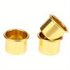 10Pcs Mini Round Candle Cup Gold DIY Candlestick Making Tray Holder Container Accessory Aluminium Home Party Decor Parts