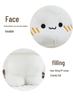 Soft White Kitten Plush Toy - Cute Cat Doll & Children's Sleeping Pillow