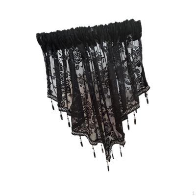Beaded Swag Curtain Valance for , Lightweight Home Decor Kitchen And Bedroom