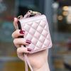 Luxury Crossbody Diamond Leather Case For Samsung Galaxy Z Flip 7 FE 6 5 4 3 5G Flip6 Shoulder Strap Slim Plain Folding Cover