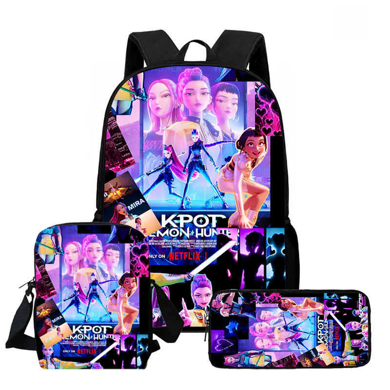 Kpop Witch Hunter Group Schoolbag High Definition Printing Casual Cross Border Light Backpack One Piece Hair