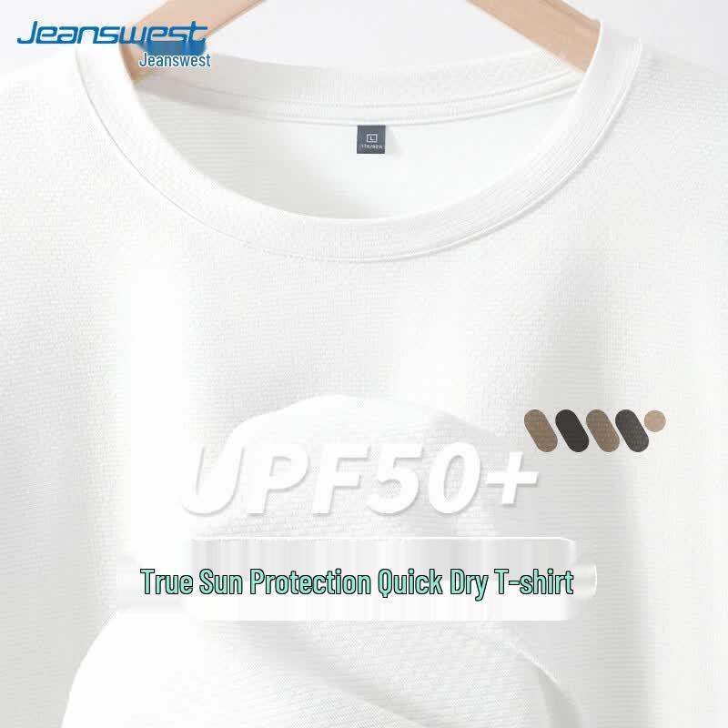 Jeanswest Men s Ice Silk Quick-Dry Sunscreen T-Shirt 4XL
