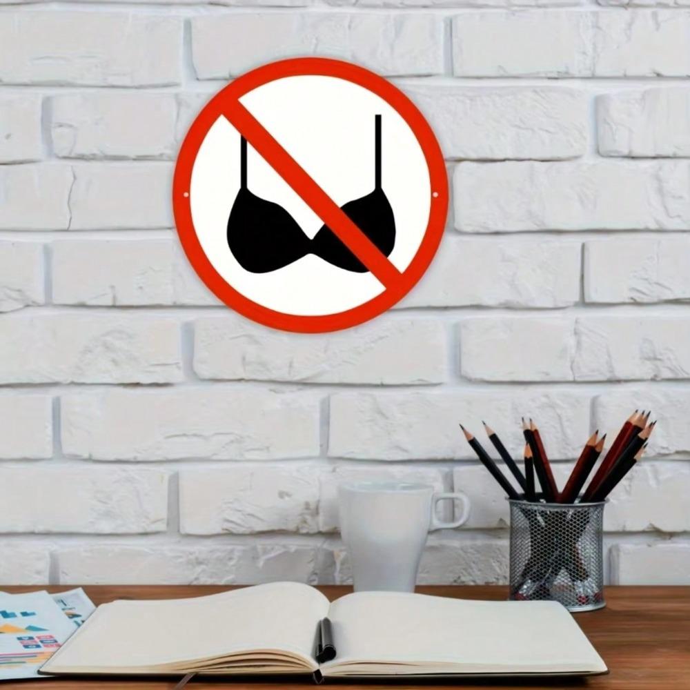 Metal Wall Art Waterproof Red Border Black Silhouette Home Decor Gift