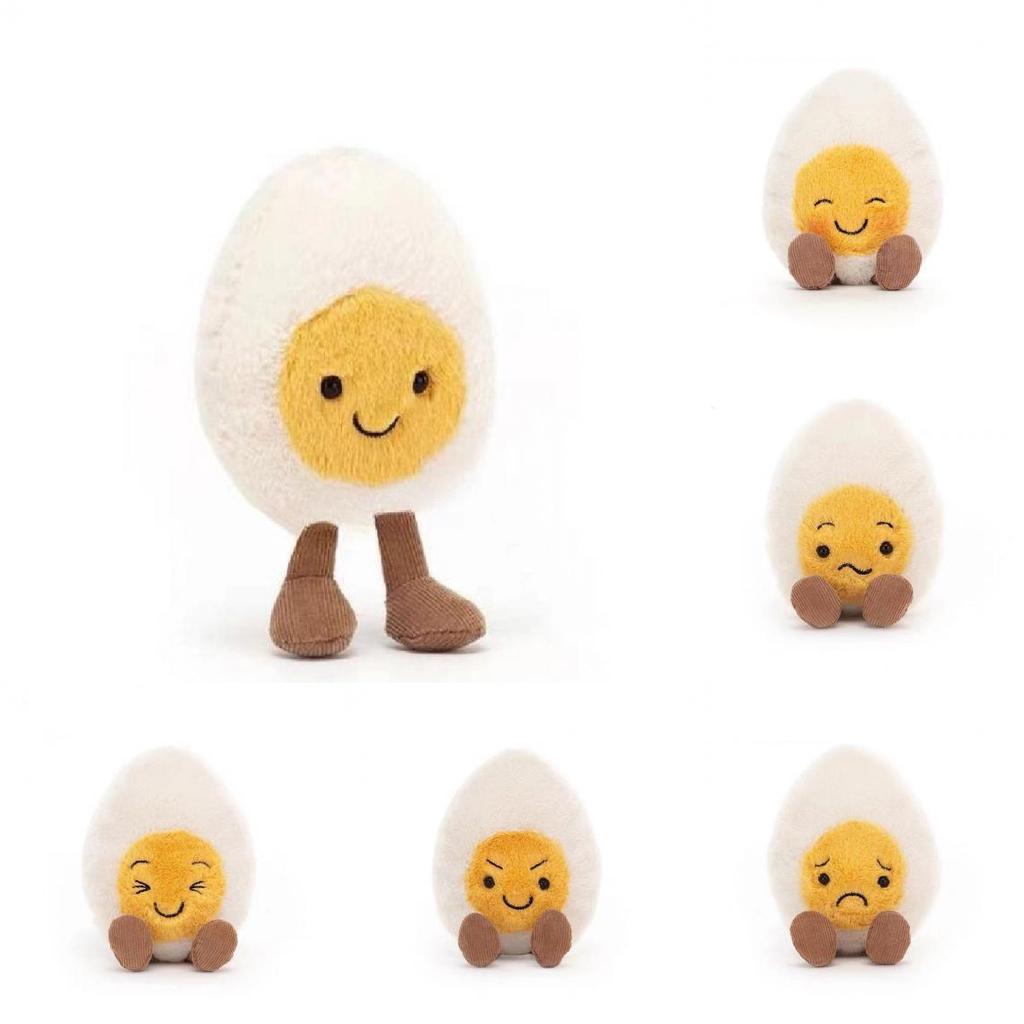 Cute Nordic Boiled Egg Plush Toy For Kids Soft And Cuddly Egg Doll