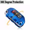 Key Fob Cover For Jeep Full Protection Soft TPU Flip Key Case Holder Compatible With 2018  Jeep Wrangler JL JLU Rubicon   Jeep Gladiator JT Sahara