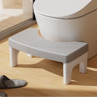 Removable Toilet Seat Stool Non-slip Poop Stool Portable Foot Stool Bathroom Step Stool