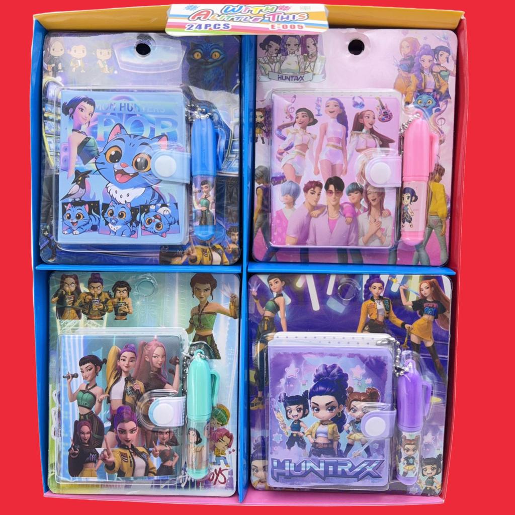 Demon Hunter K-pop Girl Group Notebook & Stationery Set