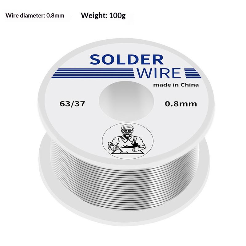 100/20G Solder Wire Tin Roll Clean Rosin Welding Core Soldering Wire Flux Reel Tube Low Temperature Easy Melt Solder Wire