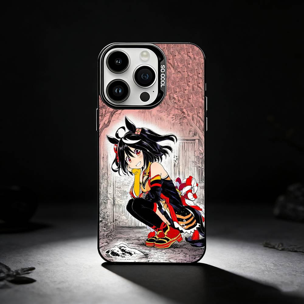 

Pretty Derby Season Kitasan Phone Case For iPhone 17,16,15,14,13,12,11 Plus,Pro Max,XS,Colored silver phone case iPhone16se4