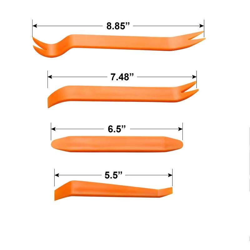 12pcs/set Car Radio Remover Removal Puller Pry Tool Car Door Panel Trim Upholstery Retaining Clip Plier Hand Audio Tool Set