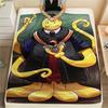 1 STuks Assassination Classroom Print Flanellen Deken, Hoge Kwaliteit Alle Seizoenen, Woondecoratie, Warmte en Comfort, Perfect voor Kerstcadeaus