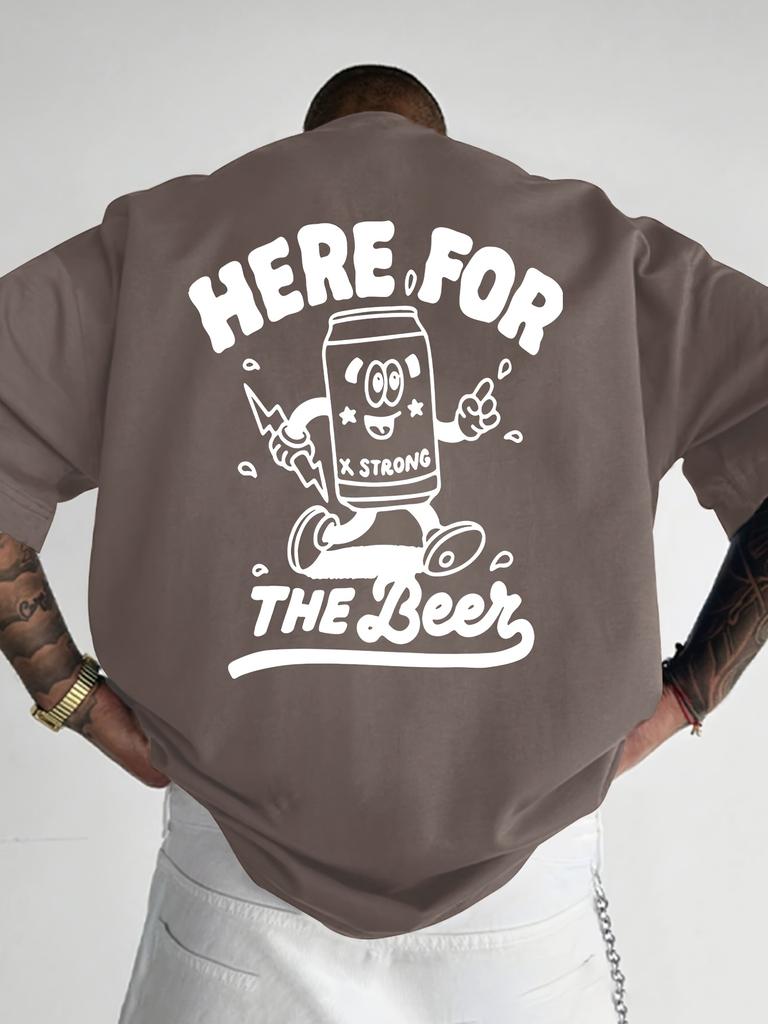 Mens crew neck monogram short sleeve Tshirt