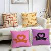 Sausage Dog Dachshund Cute Cushion Cover Reversible Plush Pillow Cover – For Car, Sofa, Bedroom, Perfect As a Gift.