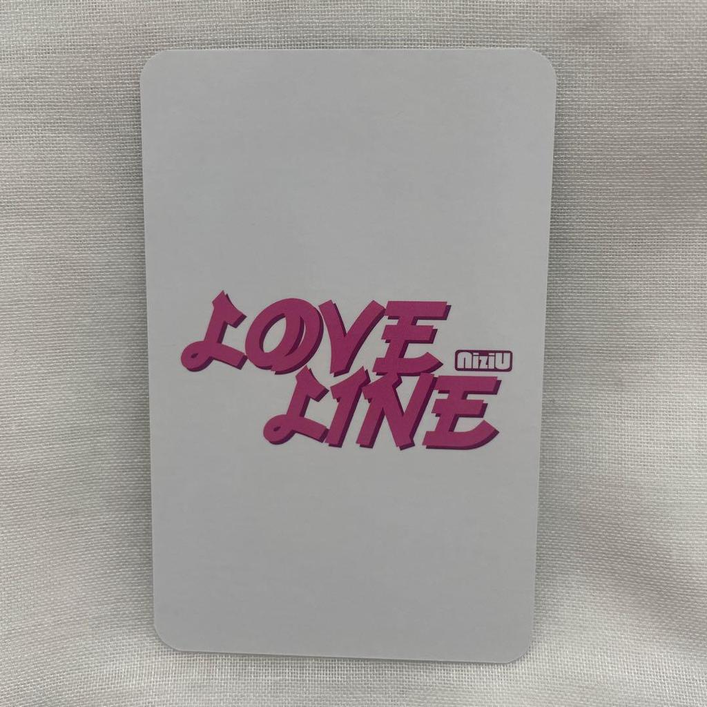 [USED] NiziU Love Line Bdm Bonus Trading Card Ayaka