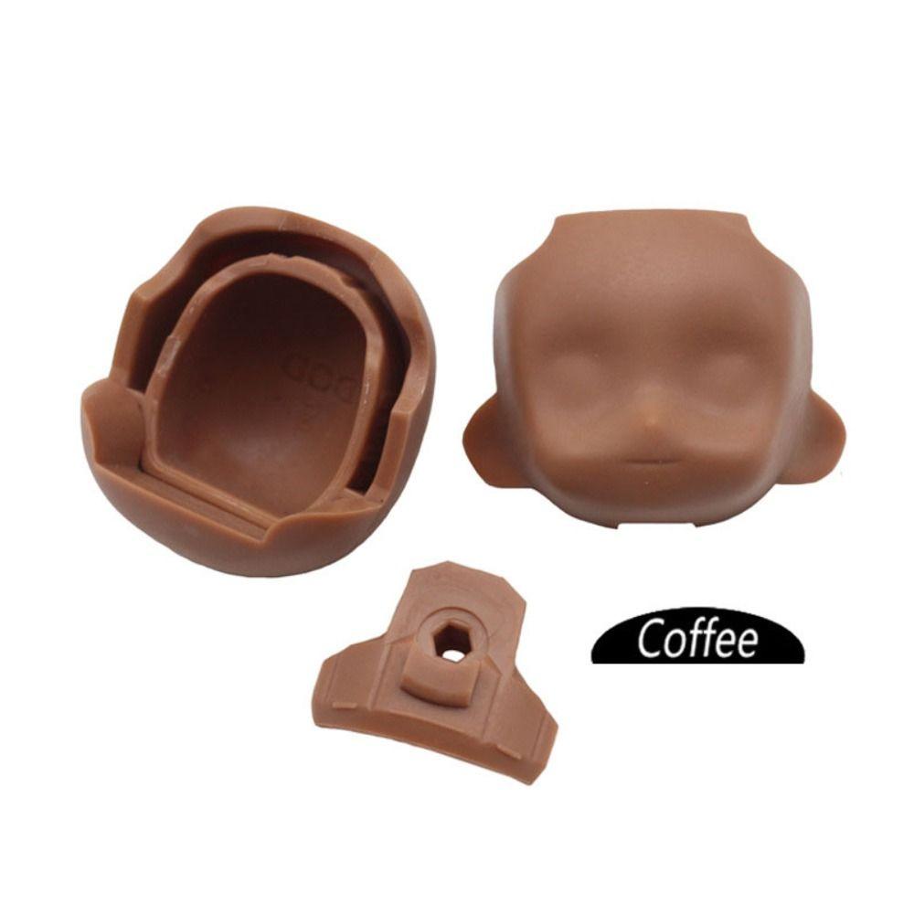 Cabeza de muñeca OB11 de 5 colores Resina Soporte facial para cabeza de muñeca GSC Apto para muñecas Obitsu11 GSC DOD/ Muñecas BJD 1/12