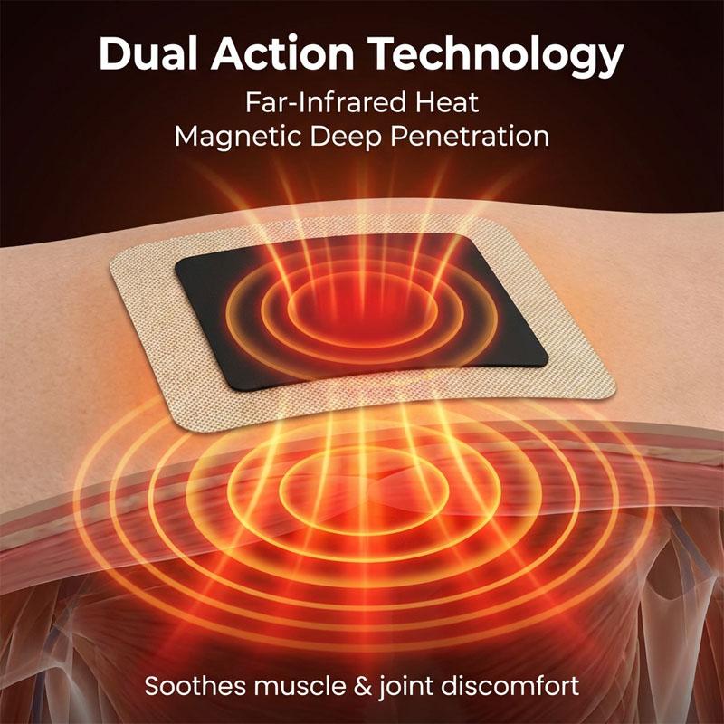 6 sztuk/zestaw dalekiej podczerwieni terapia magnetyczna ulga w bólu łatka lędźwiowa dysk stawu szyjnego tynk do akupunktury opieki zdrowotnej