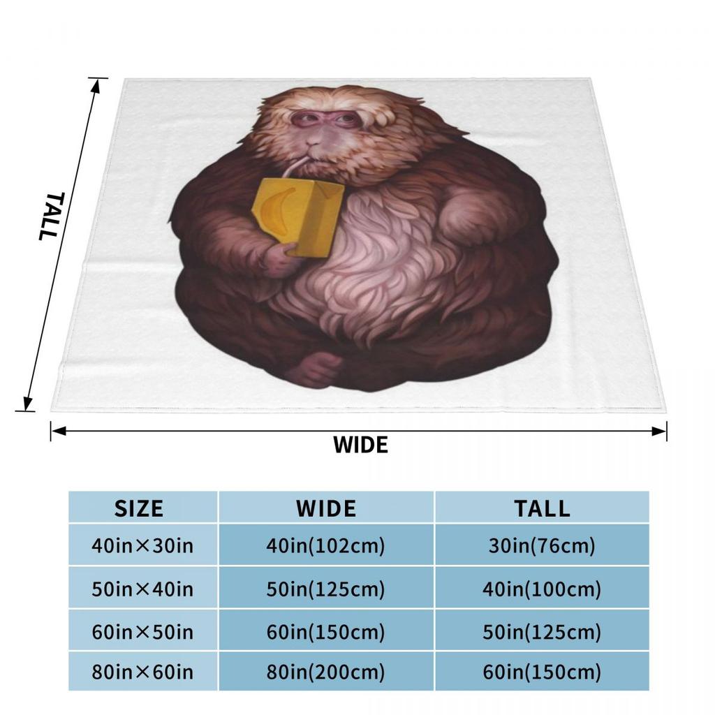 XingXing Monkey Personalized Gift An Ultra-Soft Micro Fleece Blanket