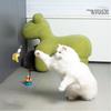 Pet Cats Supplies Capybara Cat Toys Epoxy Sucker Funny Design Interactive Bird Cat Toy With Bell Long Rod Teaser Wand Toy