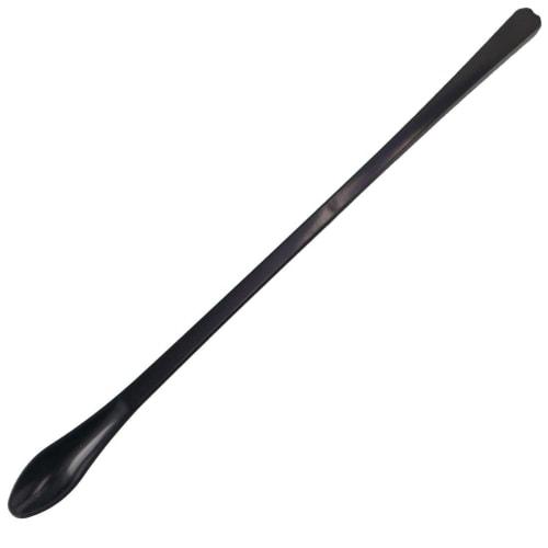 Artnap Disposable Muddler Spoons, Pack of 100, Black, 13.5cm, TS-110