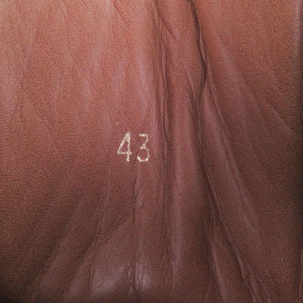 Pristine MONCLER Ankle boots Metal logo lace-up black leather mens 43 Used