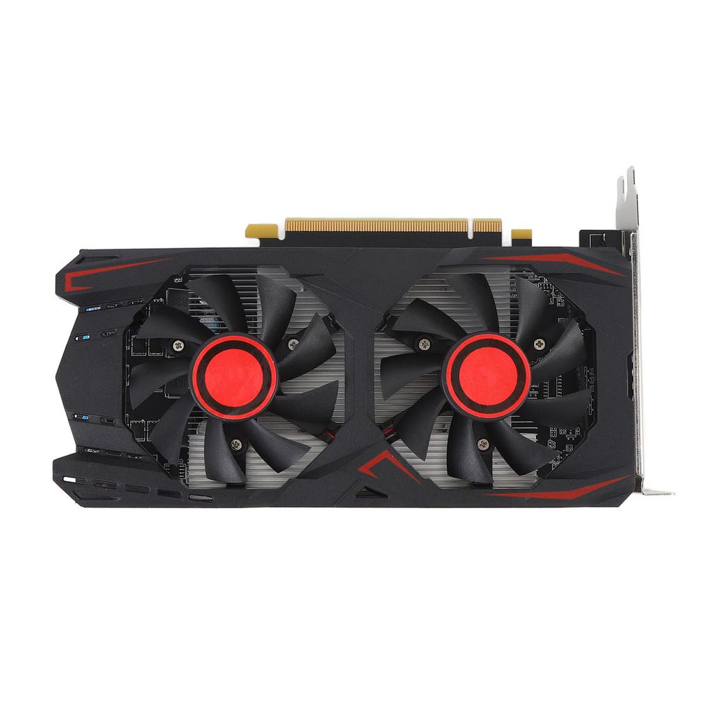 Grafikkarte 6GB GDDR5 192BIT Doppellüfter PCIE 2.0 16X Slot Unterstützt DVI VGA High-Definition Multimedia Interface Gaming-Grafikkarte