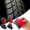 Curved Shaped Car Tire Waxing Sponge with Lid Car Detailing Cleaning Brush Car Wax Applicator Pad