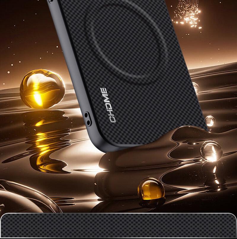 Redmi Note 13 Pro Anti-Drop Full-Cover Magnetverschluss Hülle mit texturiertem Design