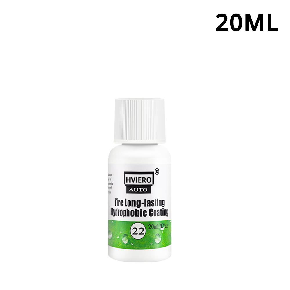 

HVIERO 22 Tire Coating 20 50 мл Автомойка Чистящие средства Средство для покрытия лакокрасочных покрытий Долговечное гидрофобное покрытие для шин 20ml