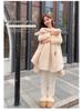 Manteau en peluche de laine d'agneau écologique: Chaud, Polyvalent, Col montant Automne & Hiver