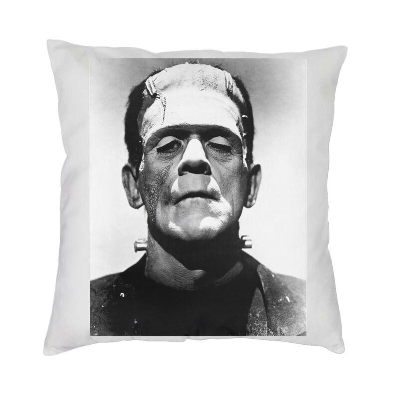 Flirtationship Bride Of Frankenstein Cushion Cover Horror Film Floor Pillow Case For Sofa Fashion Pillowcase Home Decor