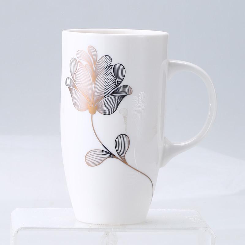 500ml Large Ceramic Office Mug - Creative Breakfast & Coffee Cup