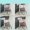 Pu Double Shoulder Bag For Women With Large Capacity And Clear Handheld Design For Daily Use