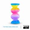 PLA Silk Dual-Color 3D Printer Filament, 1.75mm Rainbow Gradient, Matte, 1kg - Compatible with Creality Printers