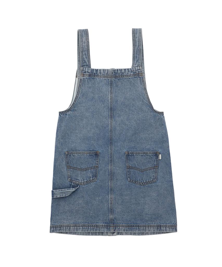 DELICCENT Jeans Latzkleid [Blau]