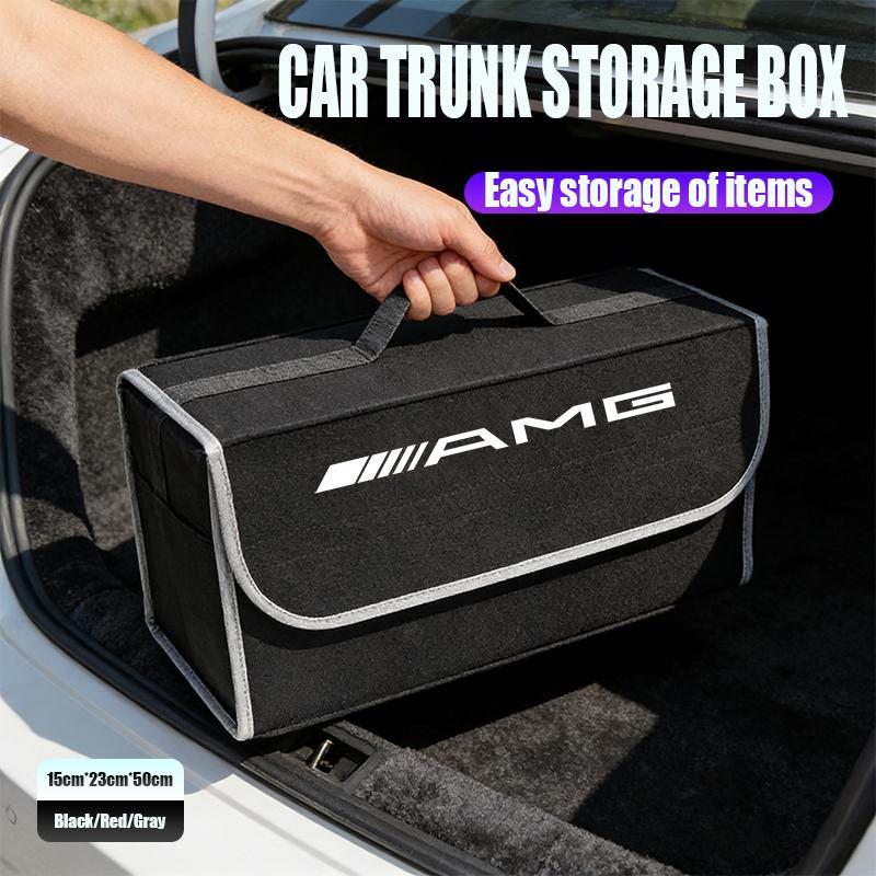 Best-seller Car Trunk Organizer Bag Folding Tidying Box Storage Valve cap For Mercedes Benz AMG W206 W204 W205 W212 W213 W221 W