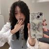 Ins Butterfly iPhone Case 15promax Three-dimensional iPhone13 Protective Case Holder Creative 14pro Application