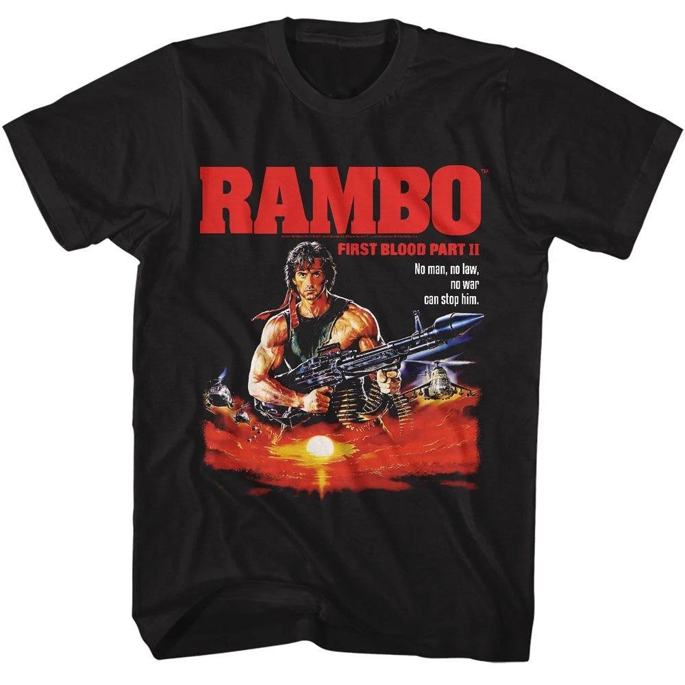 Rambo No Man No Law Black Movie Children s T-shirt 100