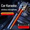 Wireless Bluetooth Car Karaoke Microphone & Speaker System with FM Radio