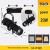 Square Dimming Aperture COB LED Track Spotlight for Museum and Shop Displays