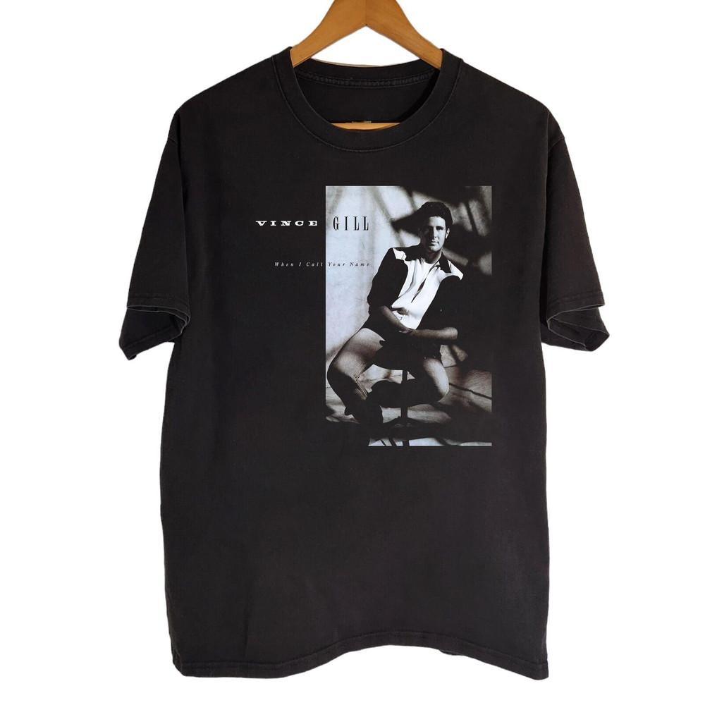 

Vince Gill When I Call Your Name Black All Size S to 5Xl OM2053 Unisex T-Shirt L