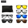22XX Magnetic Clip-on Polarized Sunglasses for UV Protection and Driving