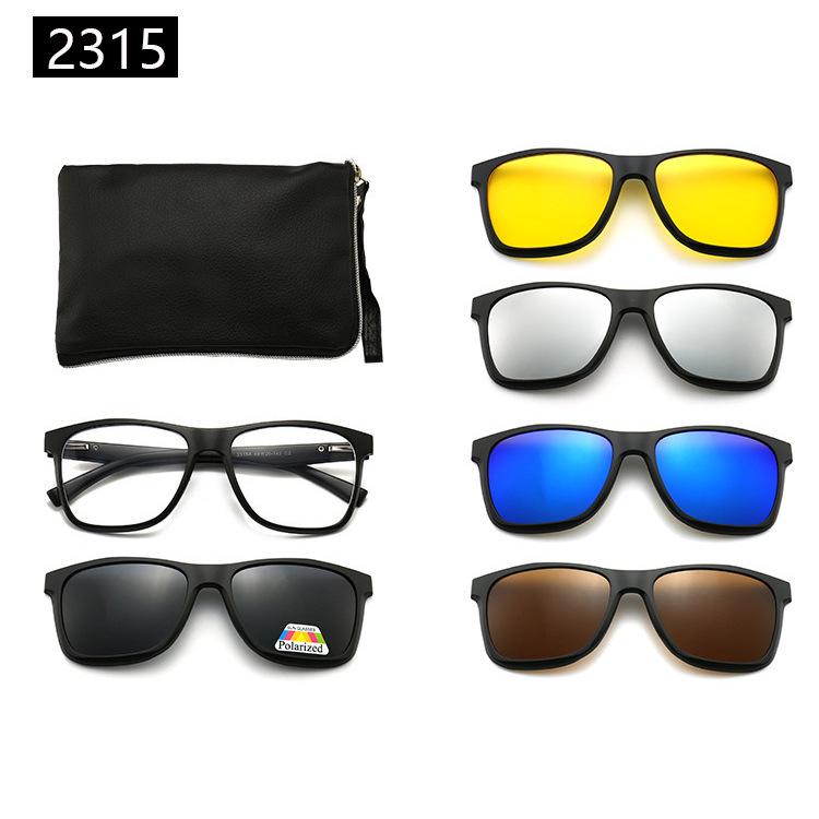 22XX Magnetic Clip-on Polarized Sunglasses for UV Protection and Driving