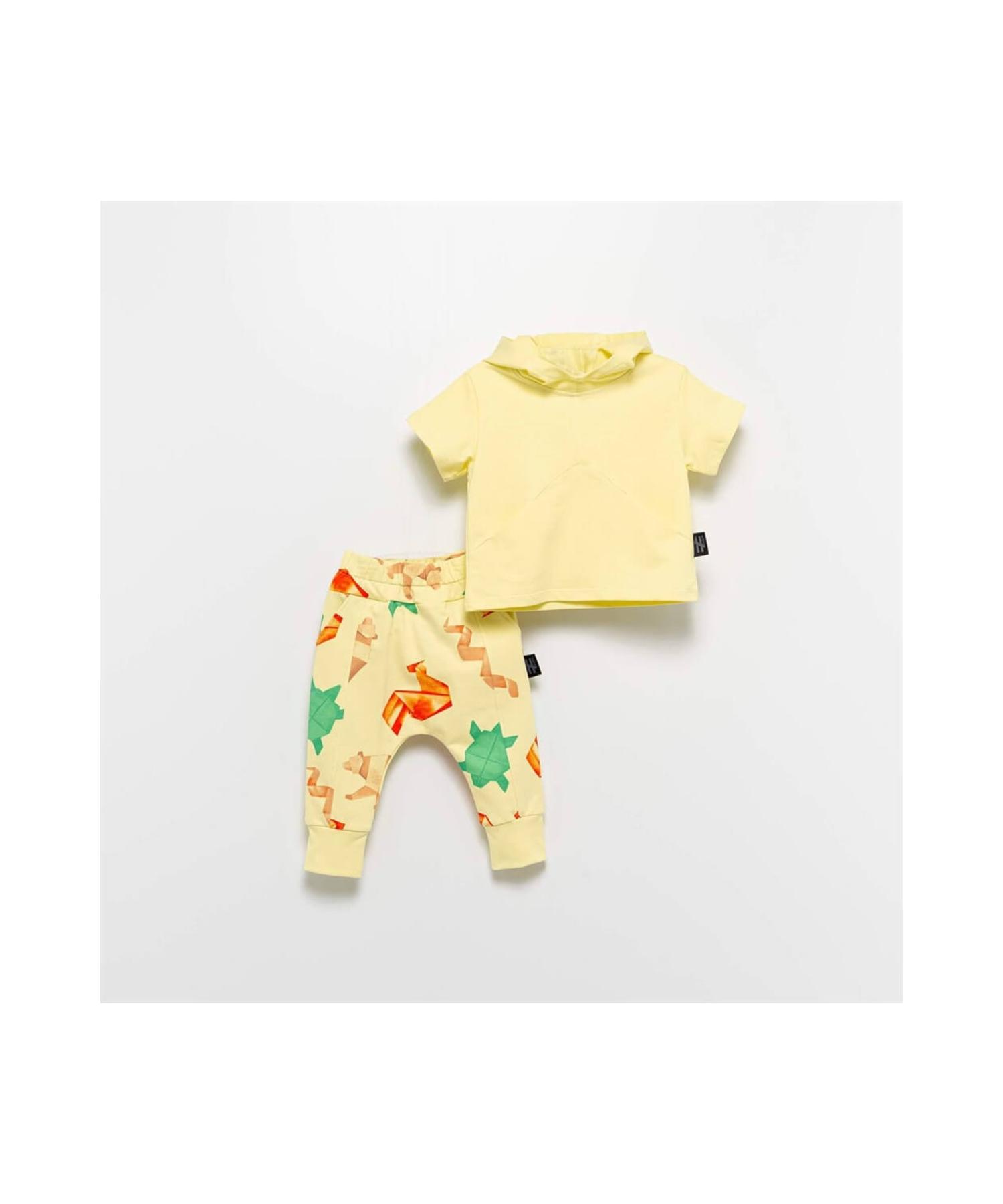 

Moinoi Yellow 100% Cotton Carpe Diem Baby Set Miniropa
