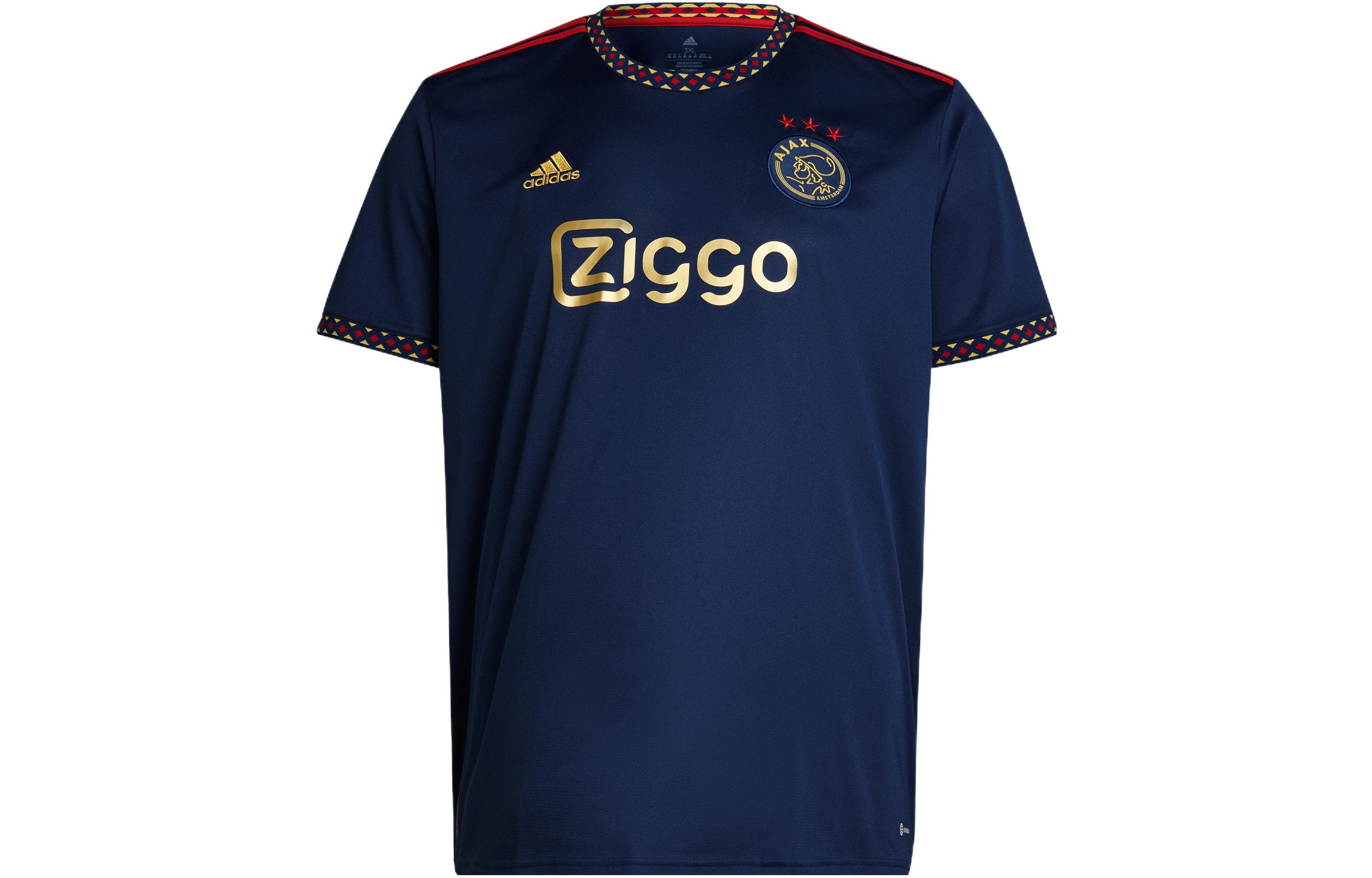 Мужские темно-синие футбольные майки Adidas, умеренный прямой крой, H58251 XXL