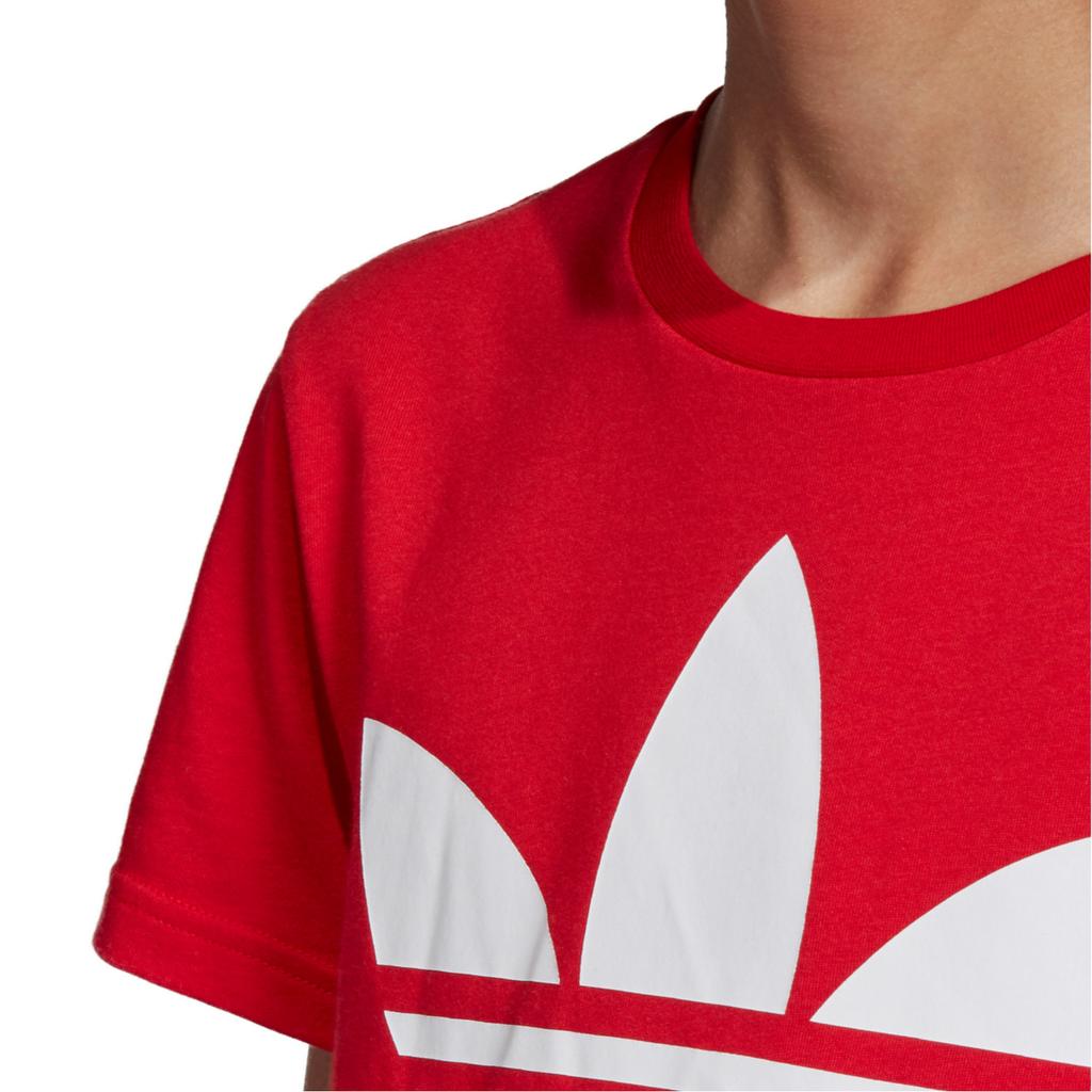 adidas Originals Trefoil T Shirt Red Unisex ED7795