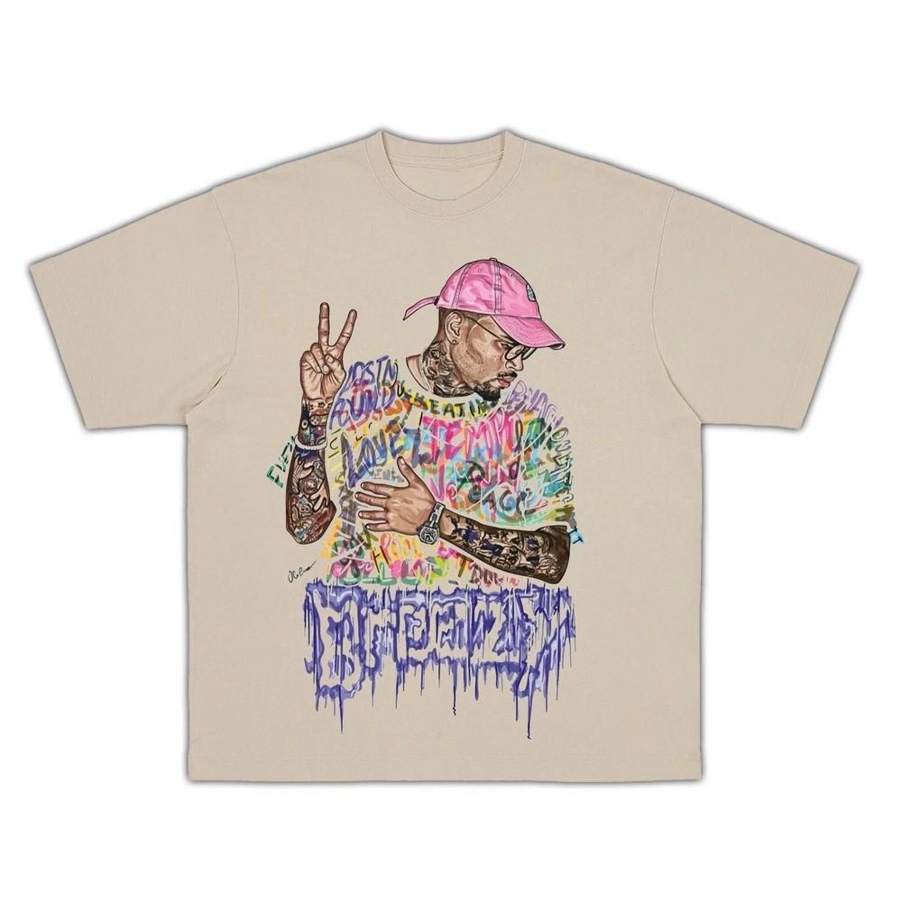 Comfort tee Chris Brown Tour Breezy Bowl XX T-Shirt, Chris Brown Concert 2025 Unisex T-Shirt L